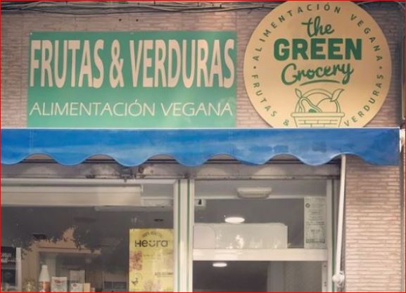 Tiendas veganas en Málaga. The Greengrocery Vegan Shop Málaga.