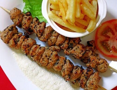 Recetas veganas originales: brochetas de seitán